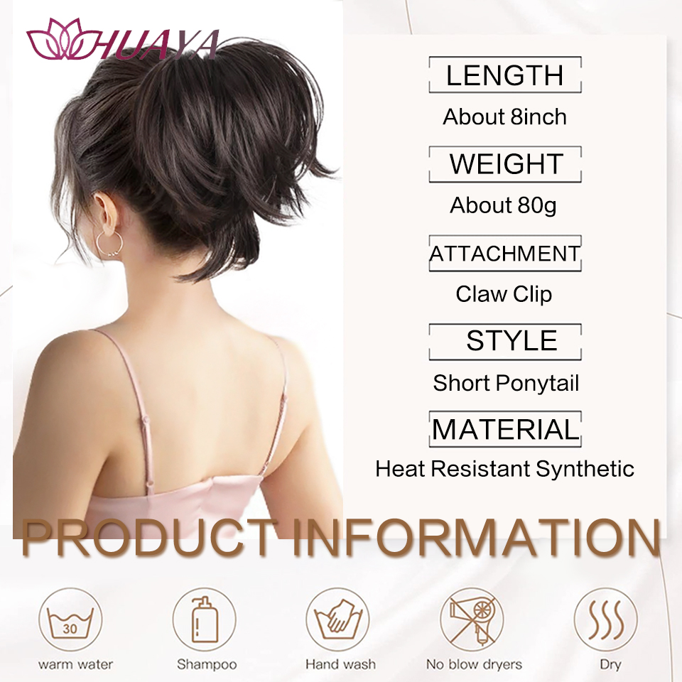 Haarknoten, Pferdeschwanz-Verl – Claw Clip Messy Bun Hair Piece Bewertung und Preis